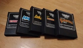 Lot of 5 ColecoVision Game Cartridges Mixed Titles 1982