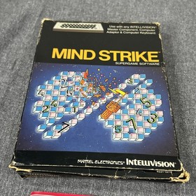 Mind Strike Intellivision (1982) Box Manual And Overlays * See