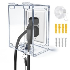 Infant Safety Outlet Lock Box, wall Outlet Lock Box, Lock Box for Electrical ...