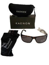 Kaenon Burnet Sunglasses Matte Tortoise Polarized Outdoor Active Unisex