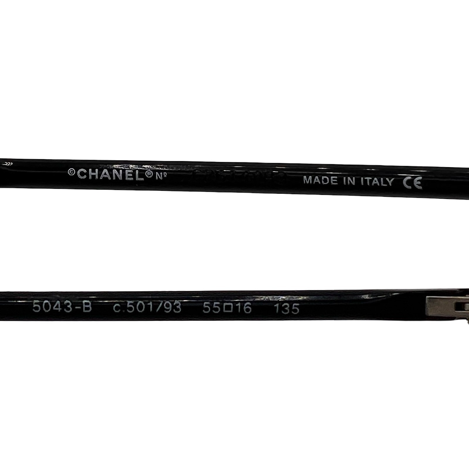 Chanel Sunglasses Authentic Rectangle Brown Diama… - image 5