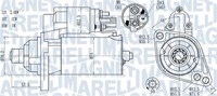 Anlasser Starter Magneti Marelli 063721397010 12V FüR VW Caddy 3 2KB 2KJ 2CB 2CJ