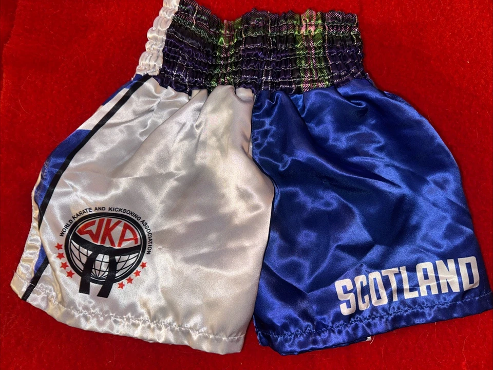 Muay Thai Boxing Shorts MMA Fighting Sports Satin Kids Size Small 2 Scotland - Image 2 of 4