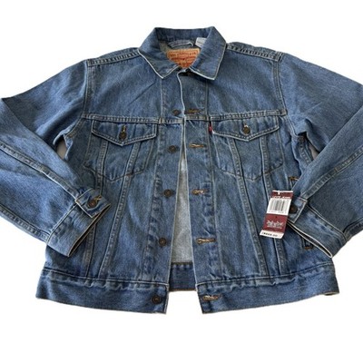 Y2K Levi s 70507 Denim Trucker Jacket Deadstock NWT Lightweight Blue Jean Jacket