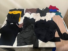 Women’s Clothing Lot 18 pc Medium Large Bodysuit Office Attire Workwear Career