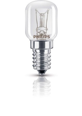 Philips Speziallampe Ofenlampe Ofen durchsichtig E14 kurz 25W bis 300° T25