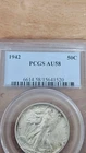 1942 Walking Liberty Half Dollar 50C PCGS AU58 Silver US Coin