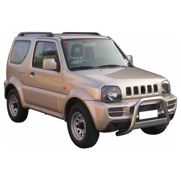 FrontbüGel FrontschutzbüGel FüR Suzuki Jimny 2006-2012 ø63Mm Stahl Silber Schutz-image
