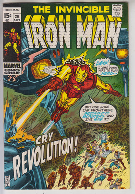 IRON-MAN # 29  VF/NM 9.0  ''SAVE THE PEOPLE...''  DON HECK STORY  CENTS  1970