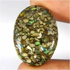 20.00Cts100%Natural 29x21x5 Multi Ethiopian Opal Oval Cabochon Gemstone