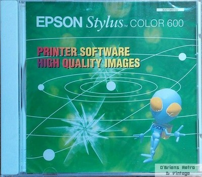 Printer Software for EPSON Stylus COLOR 600 - New & Sealed - PC CD-ROM