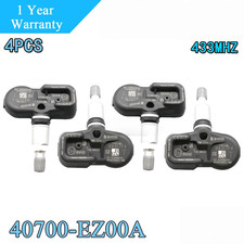 For Nissan Titan XD 16-21 433Mhz TPMS TIRE PRESSURE SENSOR 40700-EZ00A  4Pcs New