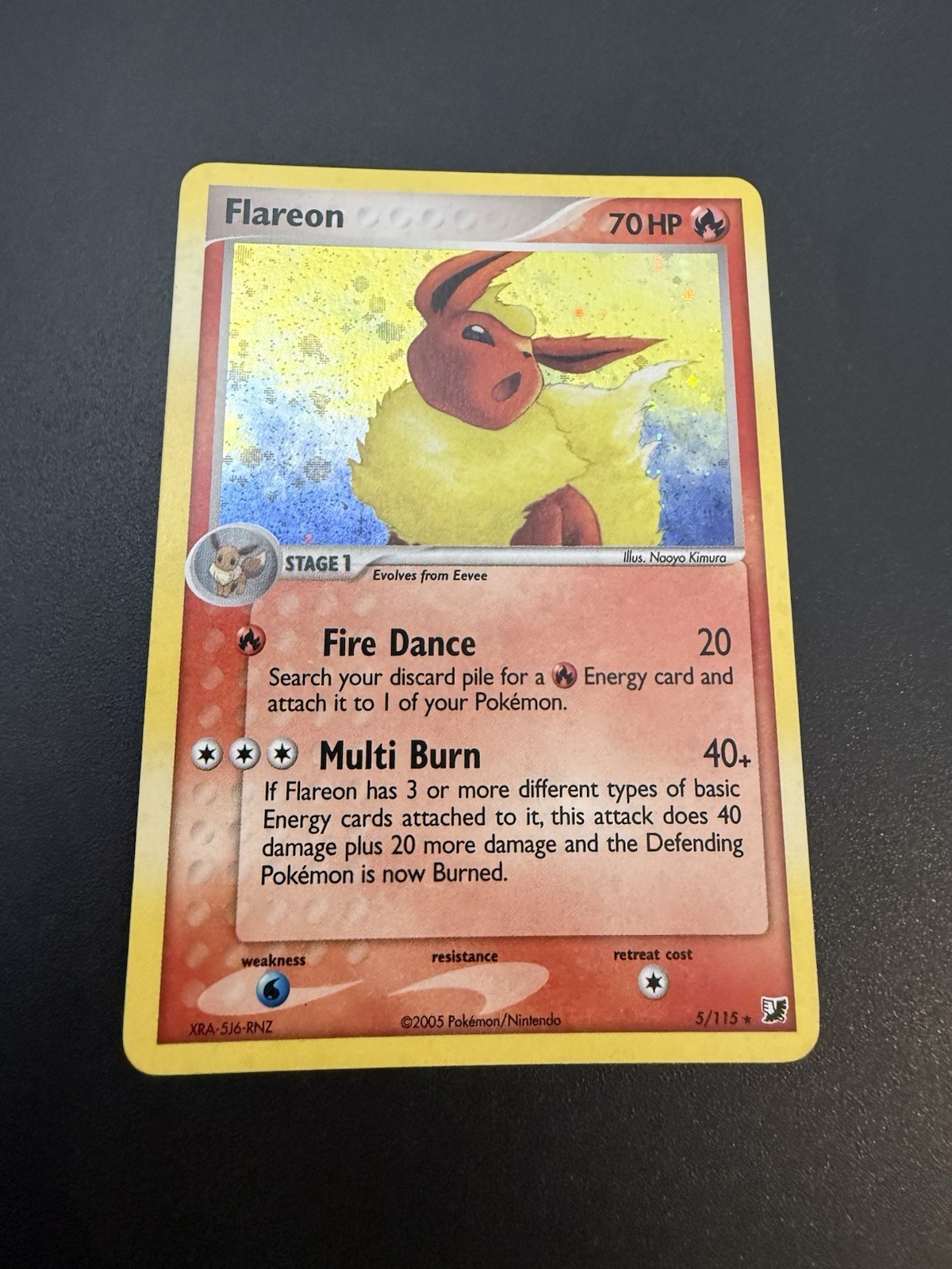 Flareon - 5/115 Unseen Forces - Eng Pokemon Card