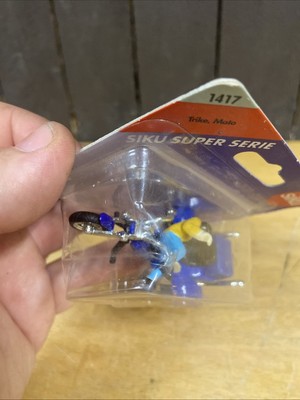 Vintage And Rare Siku 1417 Trike Moto,, rot - sehr selten New Siku