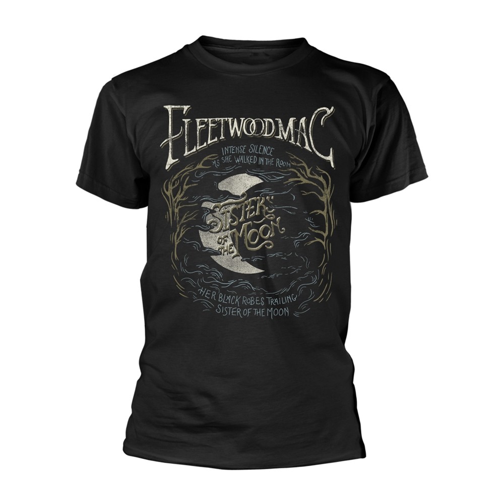 FLEETWOOD MAC - SISTERS OF THE MOON (BLACK) BLACK T-Shirt Small