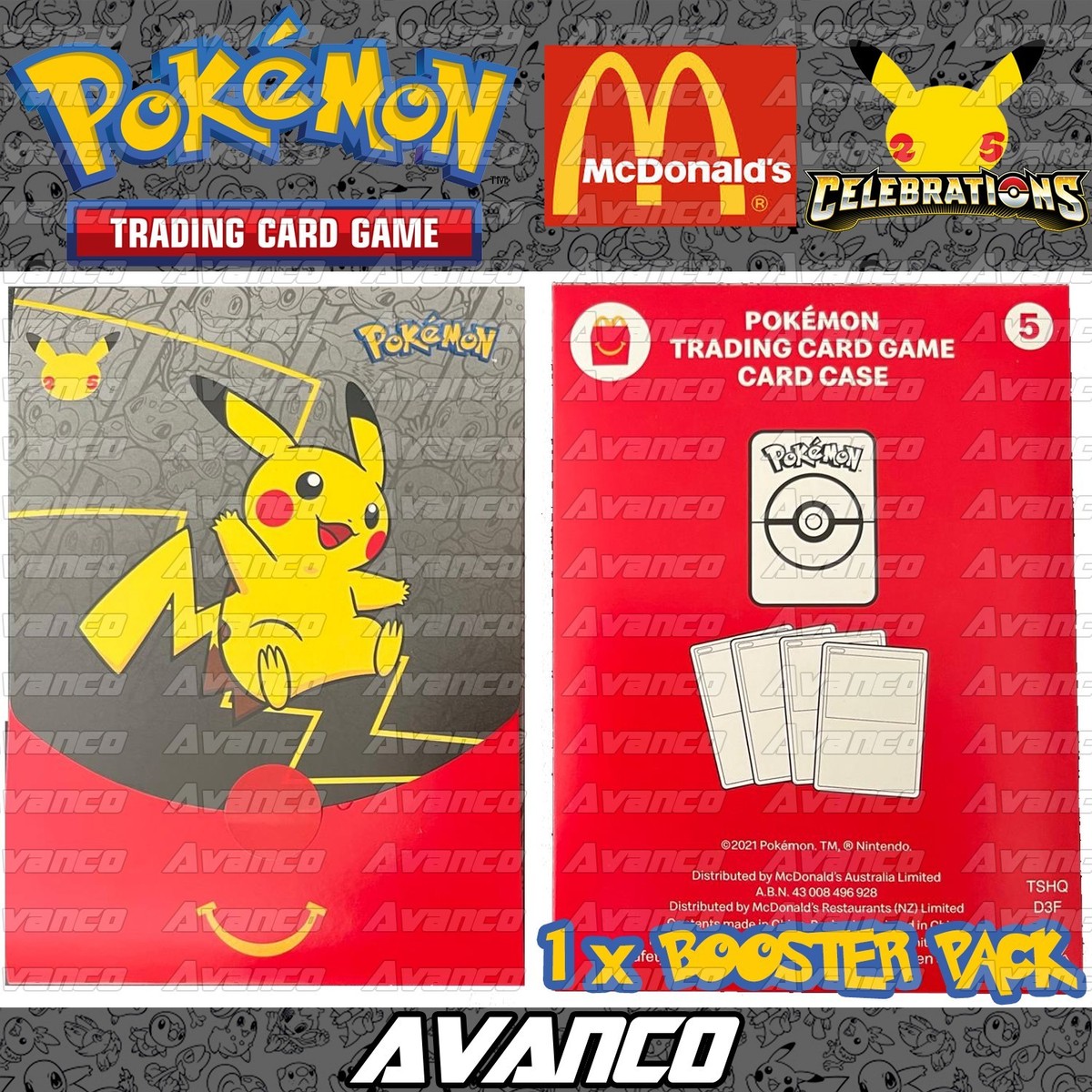 Pokemon TCG McDonalds 25th Anniversary Celebrations Booster Pack