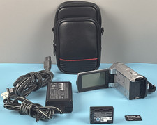 Sony Handycam DCR-SX41 w/Bag, AC Power, OEM Battery, 4GB Memory Card; Tested 