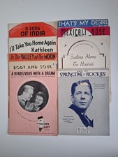 Lot of 9 Vintage Sheet Music Songs 1920s  1930s