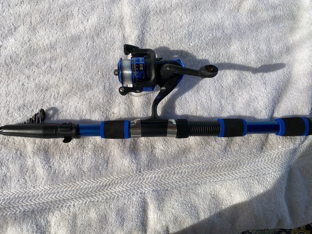 blue sadine telescope fishing cabon rod bait casting pesca peche LUCBEI Telescopic Fishing Pole Deep-Sea Fishing Jigging Rod 1.65m Lure Weight 300-1000g Boat Spinning Rod for Fishing Tuna Fishing Rod and Reel (Color : 1.65m Casting Rod) The all New Portable Telescopic Mini Pen