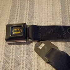 Hot Topic Batman DC Comics BlackYellow Licensed Seatbelt Style Men Buckle Down