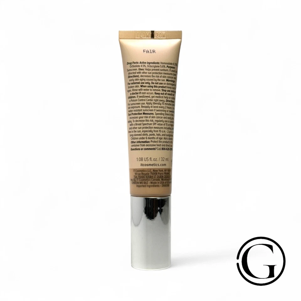 IT COSMETICS  CC+ NUDE GLOW SKIN TINT FAIR 1.08 OZ - Image 2 of 2