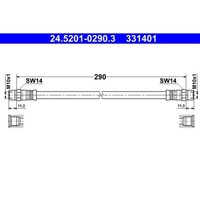 Ate Bremsschlauch Vorne Passend FüR Bmw 1500-2000 1502-2002 2.5-3.2 2500-3.3 3 5