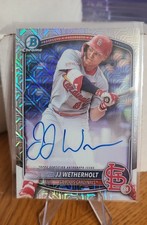 2025 Bowman Chrome - Mega Box Prospect Mojo Autographs JJ Wetherholt