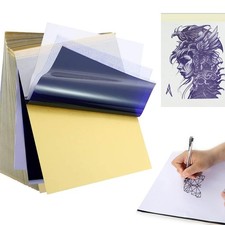 50pcs Tattoo Stencil Transfer Paper, Professional Tattoo Supplies for Artists