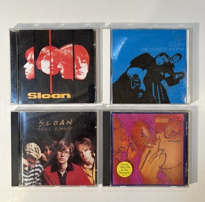 SLOAN - 4xCD Lot - Navy Blues, Smeared, One Chord To Another, Twice Removed