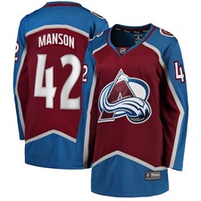 Women's Fanatics Josh Manson Burgundy Colorado Avalanche Home Breakaway Player