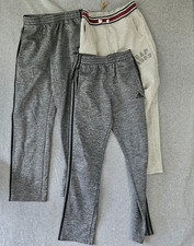Adidas Gap Boys Fleece Jogger Track Pants Size L Athletic Gray