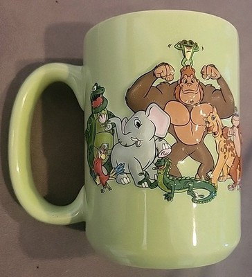 Rainforst Cafe Mug Light Green 3D Cha Cha & Friends Cup Pre Owned 5.00 Shipping 