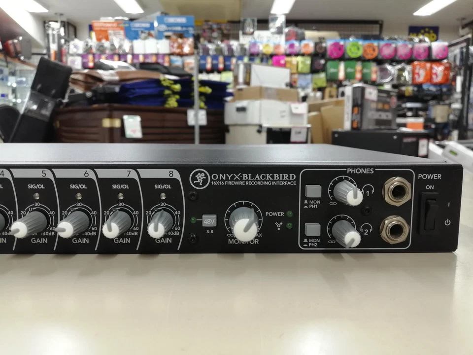 MACKIE ONYX BLACKBIRD FireWire Audio Interface Tested & Works 6309 - Image 4 of 4