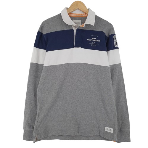 Peak Performance, Peak Performance Vintage Striped Cotton Sweatshirt Pullover Long Sleeve Size L