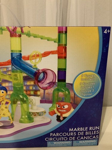 Disney Pixar Inside Out Marble Run Joy Fear Sadness Anger Toy 93 Pieces NEW - Picture 4 of 12