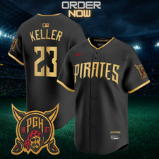 Mitch Keller #23 Pirates Black 2026 City Connect Stitched Jersey 