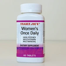 Trader Joe’s Women’s Once Daily Multivitamin Multimineral 60 Tablets
