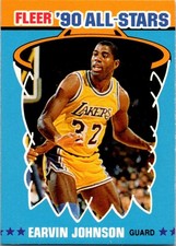 1990-91 Fleer - Magic Johnson #4