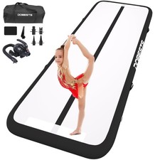 Air Gymnastics Tumble Track Mat, Inflatable Tumbling Mat 6.6ft/10ft/13ft/16ft...