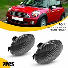 2x Clear Side Marker Light Housings For 2006-2014 Mini Cooper 2nd Gen R55 Eaw