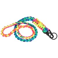 "21.7\" Paracord Halsband SchlüSselanhäNger Geflochten Stark SchlüSselband #3"