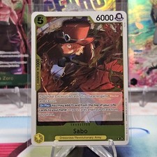 Sabo OP12-100 R Foil Legacy of the Master One Piece Card Game NM/M