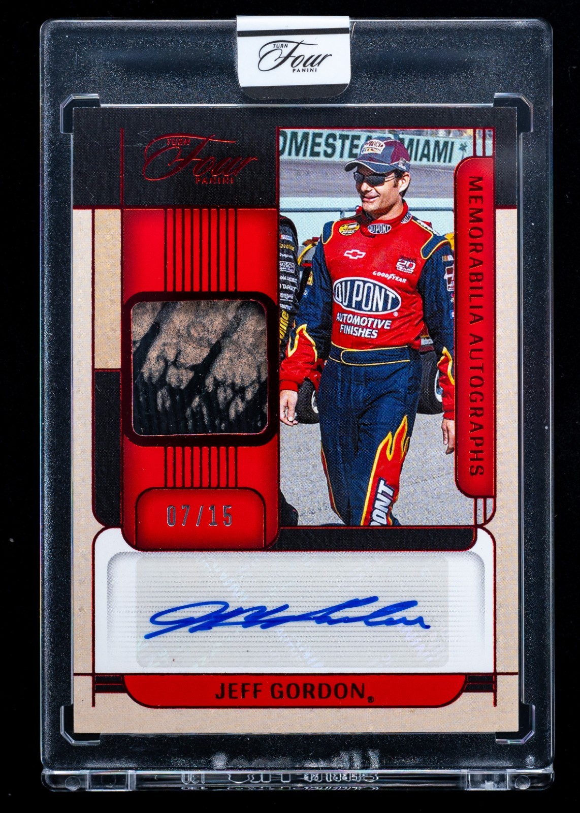 Jeff Gordon  Auto 7/15 2026 Panini Turn Four Memorabilia Autographs