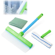 Recyclable Silicone Window Squeegee Kit, Window Cleaning Kit, Window Squeegee...