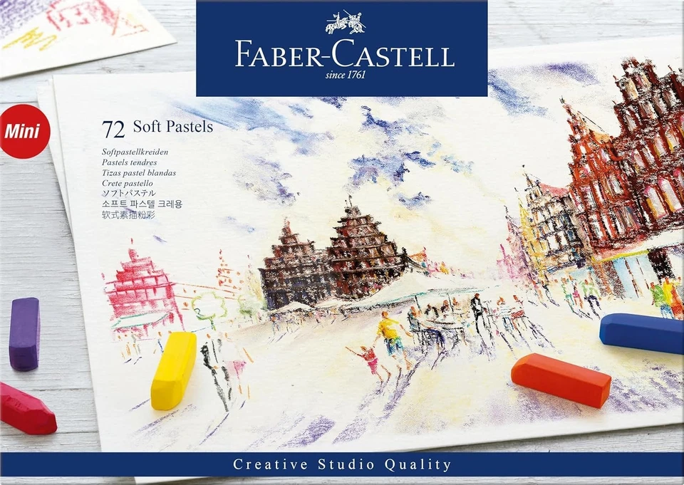 Faber-Castel Soft Pastel Crayons 72 Pack - Image 4 of 4