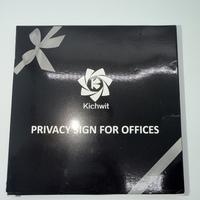 Privacy Sign for Offices or Homes - Do Not Disturb Sign, Restroom Sign, Offic...