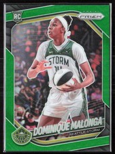2025 Panini Prizm WNBA #116 Dominique Malonga Green Prizms