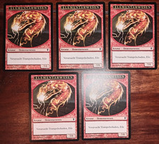 5 x Magic Karte / Card : Elementarwesen - Spielstein : Zendikar  (2009) deutsch