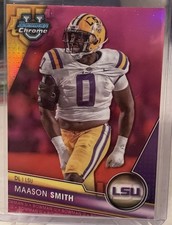 Maason Smith 2023 Bowman Chrome Pink Refractor #143 LSU Jaguars Rookie