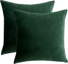 Velvet Decorative Throw Pillow Covers Cushion Cover Pillow Case for Sofa Couch B